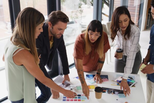 A marketing team planning a sales campaign